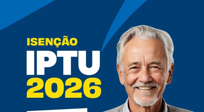 COMUNICADO – ISENÇÃO DO IPTU 2026